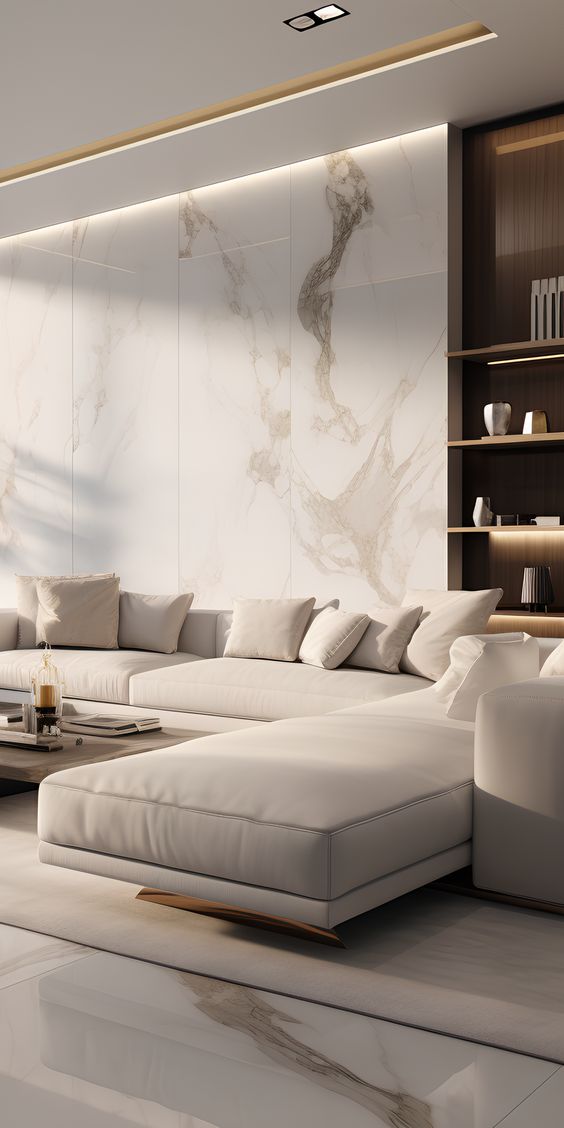 Panou Decorativ Perete - Alb-Maro, dimensiune 2.8x1.22m